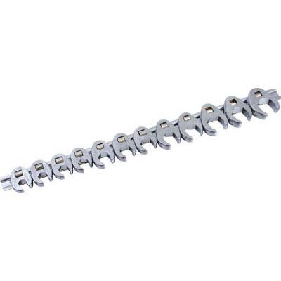 スエカゲツール CFW-12S 3/8DR.12PC.クローフットレンチセット