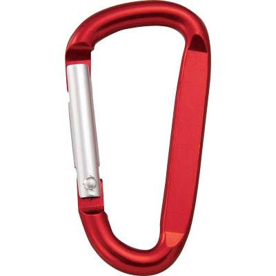 トラスコ中山 TKN660R カラビナ 線径6mmX60mm D型 レッド