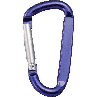 トラスコ中山 TKN660V カラビナ 線径6mmX60mm D型 バイオレット