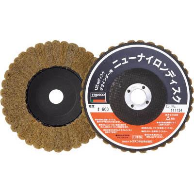 トラスコ中山 TNND125-600 ニューナイロンディスク Φ125穴径16mm 600＃ 5個入