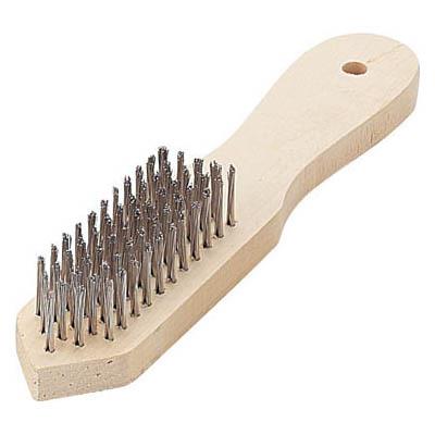 トラスコ中山 TB-5033 剣先型5行ブラシ ステンレス線