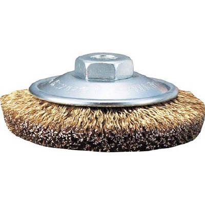 トラスコ中山 GBB-85 電動工具用ベベルブラシ Φ85 真鍮メッキ 線径0.27