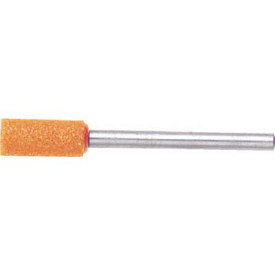 トラスコ中山 MO-141P 軸付砥石WA 円筒型 Φ6X幅13X軸3 ＃60 10本入