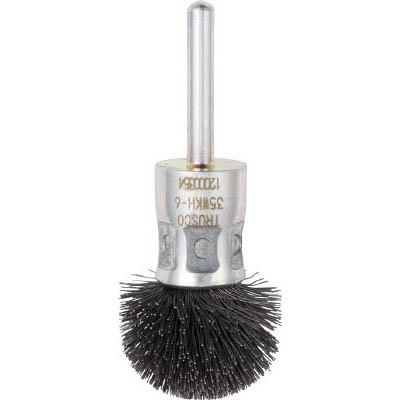 トラスコ中山 35WKH-6 傘型ワイヤーブラシ 半円型 Φ35