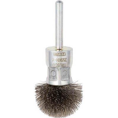 トラスコ中山 35SKH-6 傘型ステンレスブラシ 半円型 Φ35
