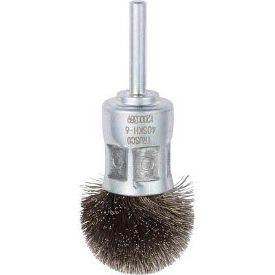 トラスコ中山 40SKH-6 傘型ステンレスブラシ 半円型 Φ40