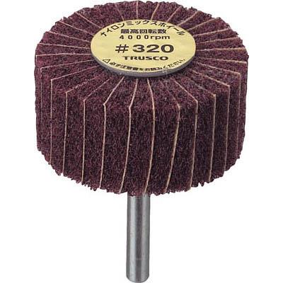 トラスコ中山 FM6025-400 ナイロンミックスホイール外径60X厚25X軸6 5個入 400＃