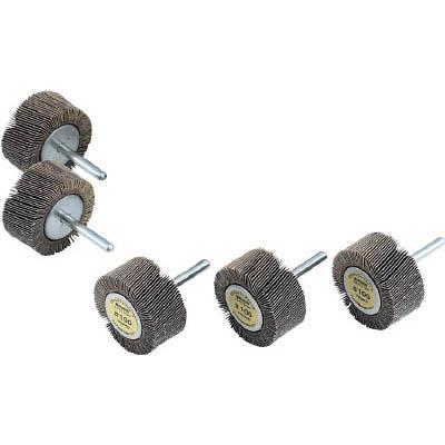 トラスコ中山 MR8025240 ミラクルフラップホイール 外径80X厚25X軸6 5個入 240♯