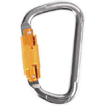 トラスコ中山 TKNSL1111SV スライドロック付カラビナ 線径10.5mmx110mm シルバー