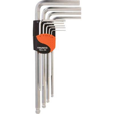 トラスコ中山 TBLL-9S 首下ロングボールポイント六角棒レンチセット(ロングタイプ) 9本組