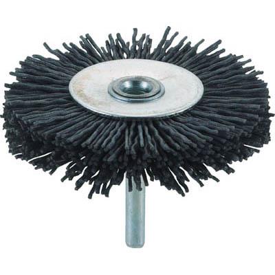 トラスコ中山 TB-6245 軸付ホイールブラシ φ75X軸6 グリッド線 線径1.0