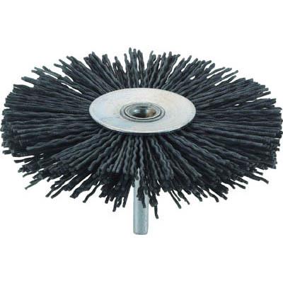 トラスコ中山 TB-6255 軸付ホイールブラシ φ100X軸6 グリッド線 線径1.0