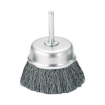 トラスコ中山 TB-6632 軸付カップブラシ φ65X軸6 鋼線 線径0.3