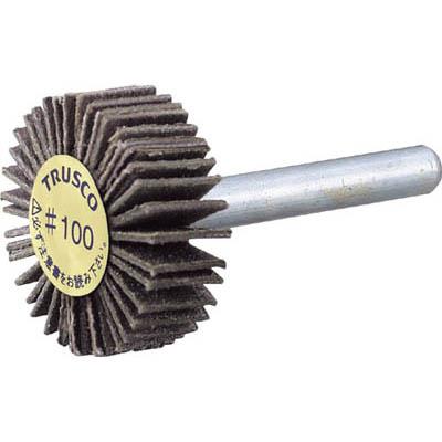 トラスコ中山 P-DF5020-6A180 ダイヤ軸付フラップホイール オールダイヤ Φ50X軸径6 180＃