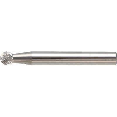 トラスコ中山 TB8C030 超硬バー 球型 Φ3X刃長2.5X軸6 ダブルカット