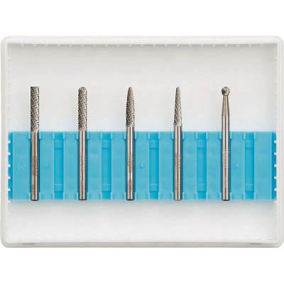 トラスコ中山 TB-A030-5S 超硬バーセットAシリース 軸3mm 刃径3mm 5本セット