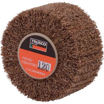 トラスコ中山 UFNS525-600 スピンねじ式ナイロンホイール外径50×厚25 600＃ 5個入