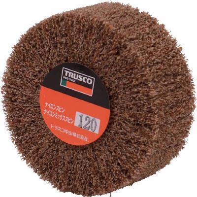 トラスコ中山 UFNS625-320 スピンねじ式ナイロンホイール外径60×厚25 320＃ 5個入