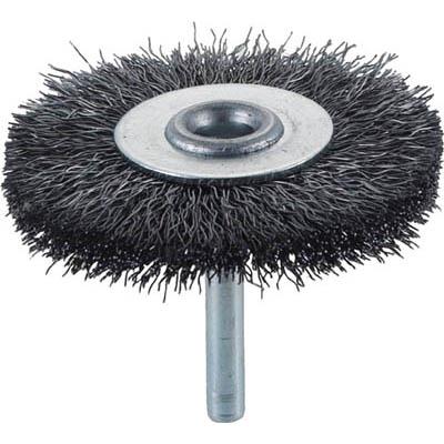 トラスコ中山 TB-6232 軸付ホイールブラシ φ65X軸6 鋼線 線径0.3