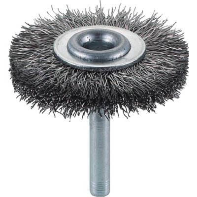 トラスコ中山 TB-6223 軸付ホイールブラシ φ50X軸6 ステンレス線 線径0.3