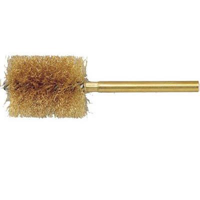 トラスコ中山 TB-5726 ネジリブラシ 電動用 真鍮 線0.15X外径Φ32X軸Φ6