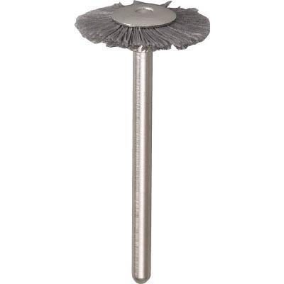 トラスコ中山 203H-7 平型ブラシ ダイヤ入ナイロン 線0.25X外径Φ20X軸Φ3