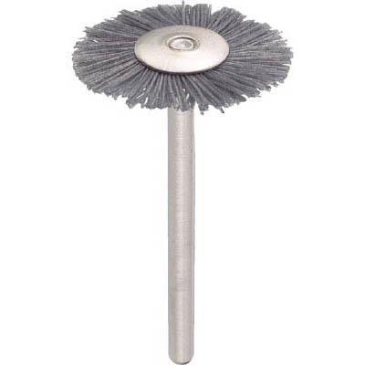 トラスコ中山 233H-12 平型ブラシ 砥粒入ナイロン 線0.3X外径Φ23X軸Φ3
