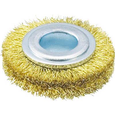 トラスコ中山 TB-6304 ホイルブラシ 32X10mm穴 真鍮線 線径0.15