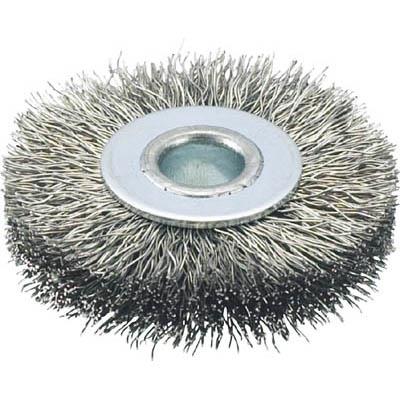 トラスコ中山 TB-6323 ホイルブラシ 50X10mm穴 ステンレス線 線径0.3