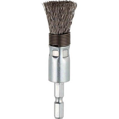 トラスコ中山 TEBS6-15SUS 六角軸筒型ブラシΦ15X6.35 SUS 0.3スプリング付