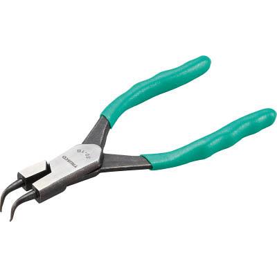 トラスコ中山 50-0B スナップリングプライヤー 孔用 Φ0.8 曲爪50型