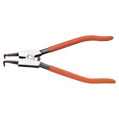 トラスコ中山 62-3B スナップリングプライヤー 孔用 Φ3.0 曲爪62型