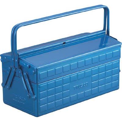 トラスコ中山 ST-3500-B 2段工具箱 350X160X260 ブルー