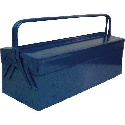 トラスコ中山 GL-600-B 2段式工具箱 600X220X305 ブルー