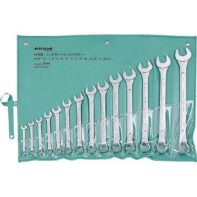 旭金属工業 CPS1410 コンビネーションスパナ14本組セットJIS5.5-32mm