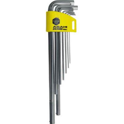 旭金属工業 AYKS910 キャッチャーレンチロング六角棒レンチセット9本組