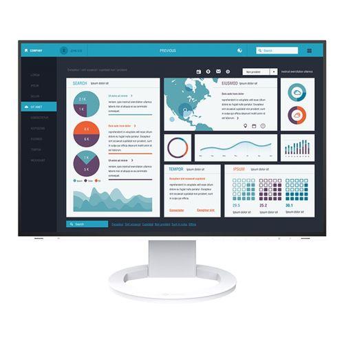 EIZO(エイゾー) EV2495-WT FlexScan 24.1型 WUXGAディスプレイ デイジーチェーン・LAN対応 ホワイト