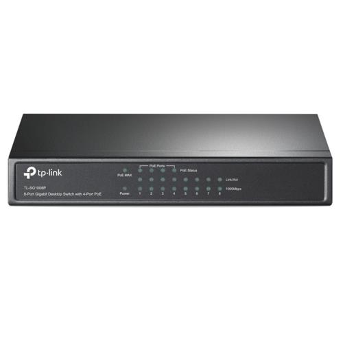 TP-Link(ティーピーリンク) TL-SG1008P 8ポート 4 ポートPoE ギガビット スイッチ
