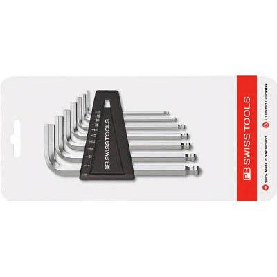 ＰＢスイスツールズ 212ZHCN ボール付六角棒レンチセット インチ