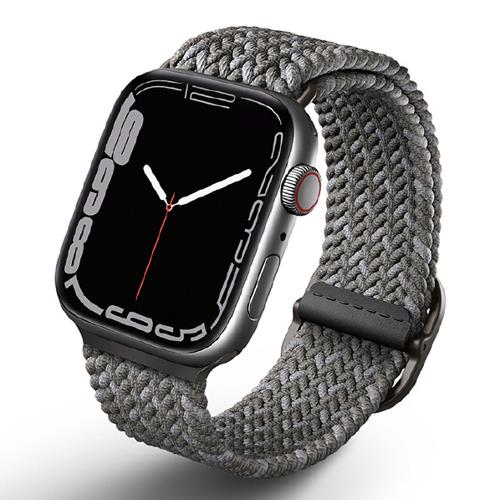ユニーク(UNIQ) UNIQ-45MM-ASPDEPGRY PEBBLE GREY Apple Watch 42/44/45mm BRAIDED STRAP