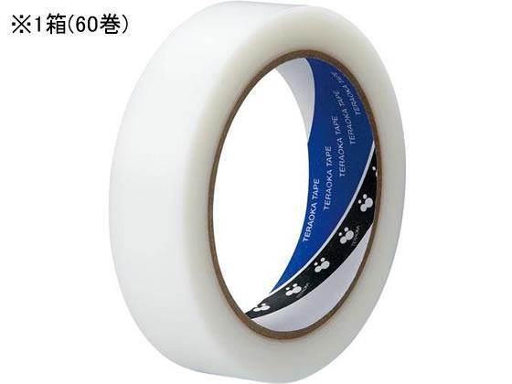 寺岡 P-カットテープ養生用透明25mm*25m60巻[代引不可]【仕入先直送品Ａ】