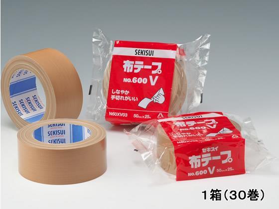 セキスイ 布テープ 600V 50mm×25m 30巻[代引不可]【仕入先直送品Ａ】