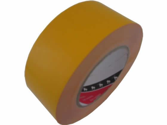 寺岡 脱塩ビ ラインテープ 50mm×50m 黄[代引不可]【仕入先直送品Ａ】