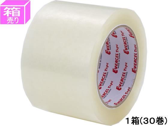 セキスイ エバーセルOPPテープ 90μ 75mm×50m 透明 30巻[代引不可]【仕入先直送品Ａ】