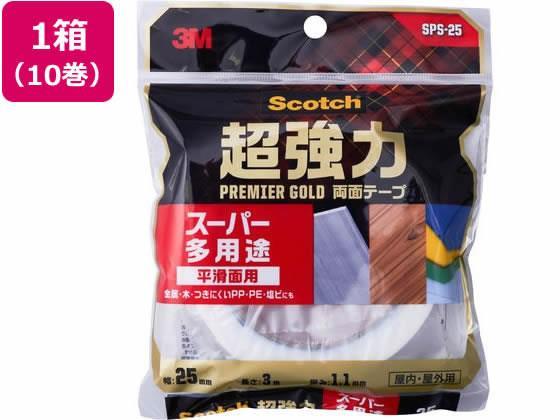 3M スコッチ 超強力両面テープ プレミアゴールド25mm×3M[代引不可]【仕入先直送品Ａ】