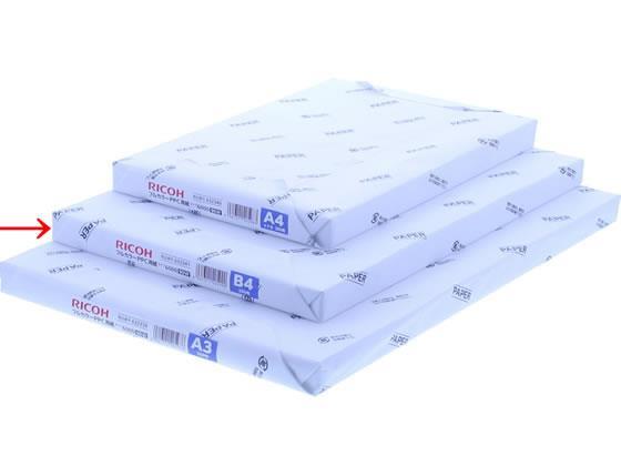 リコー フルカラーコピー用紙 タイプ6000(90W) B4 200枚