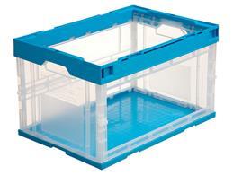 セキスイ 折りたたみコンテナ窓開き50L(フタなし) 5個[代引不可]【仕入先直送品Ａ】