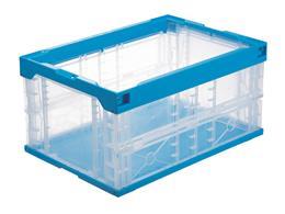 三甲 折りたたみコンテナ40Lタイプ(フタなし)5個[代引不可]【仕入先直送品Ａ】