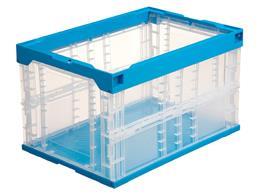 三甲 折りたたみコンテナ50Lタイプ(フタなし)5個[代引不可]【仕入先直送品Ａ】