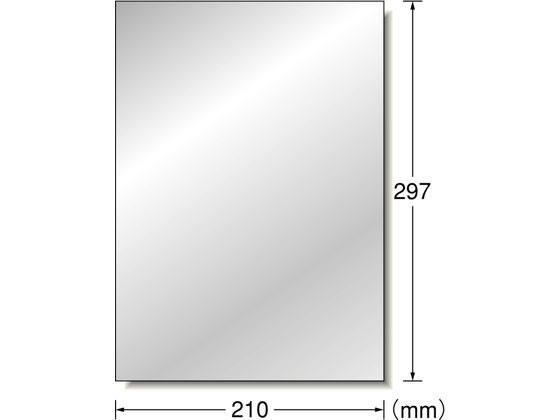 エーワン 屋外用レーザーラベル A4ノーカット シルバーツヤ消 10枚
